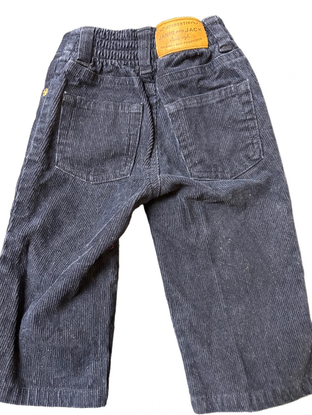 Janie and Jack baby Boys' Dark Gray Corduroy Jeans